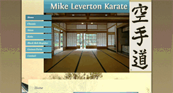 Desktop Screenshot of mikelevertonkarate.co.uk